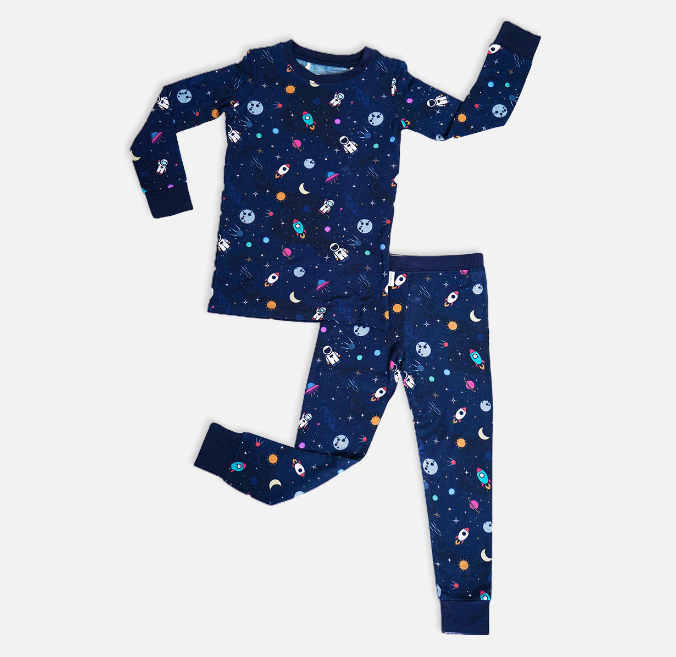 Cycle Safari & Rocketship Pajama Set Combo