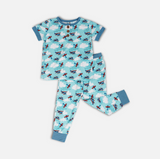 Puppy Love Blue & Jet Set Go Pajama Set Combo