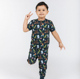 Cycle Safari & Rocketship Pajama Set Combo