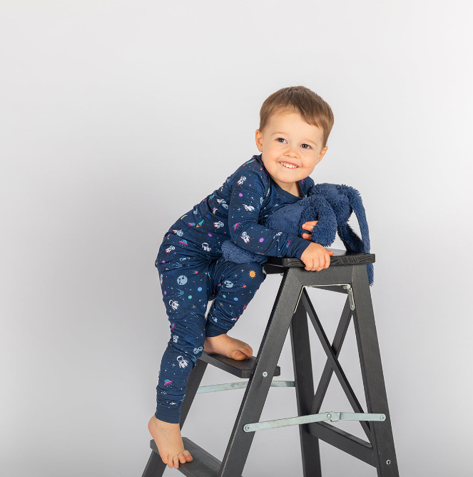 Cycle Safari & Rocketship Pajama Set Combo