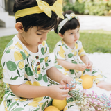 Pink Rose & Lemon Angel Pajama Set Combo