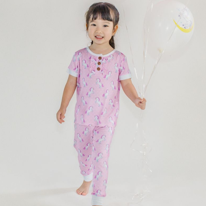 Puppy Love Pink & Unicorn Wonderland Pajama Set Combo